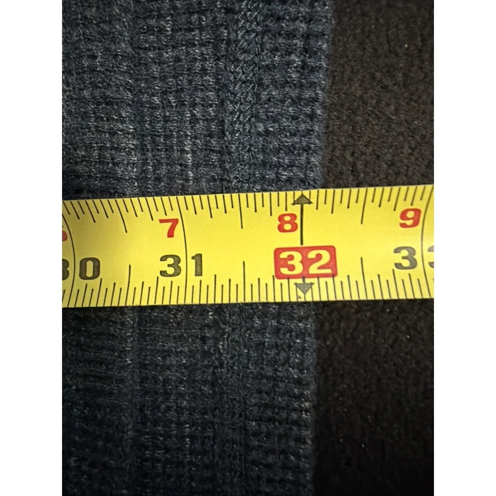 Polo Ralph Lauren Mens 4XLT HEATHERED NAVY Waffle Knit Thermal Long Sleeve Shirt